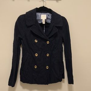 J. Crew Women’s Navy Blue Denim Jacket Size 8